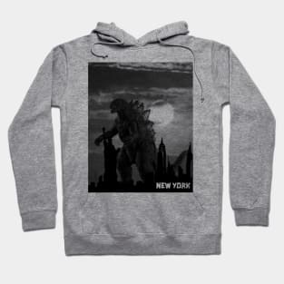 godzilla attacks new york city Hoodie